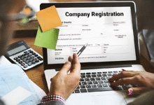 A person submitting company incorporation documents online through SECP s e-Services portal in Pakistan